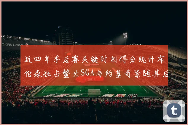 近四年季后赛关键时刻得分统计布伦森独占鳌头SGA与约基奇紧随其后